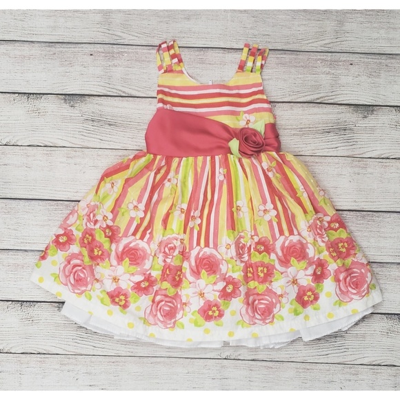 Bonnie Jean Other - *SOLD* Bonnie Jean Floral Dress Size 2T